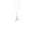 Pingente Letra Y em Ouro Branco 18k com Diamantes 0,03 ct