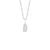 Pingente Letra B em Ouro Branco 18k com Diamantes 0,05 ct