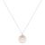 Colar Life Maxi VII em Liga Rosé com Banho de Ouro Rosé 18k e Pedras Incolores, 45cm