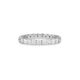 Aliança Eternity em Ouro Branco 18k com Diamantes