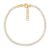 Pulseira Life Riviera em Prata 925 com Banho de Ouro Amarelo 18k e Pedras Incolores