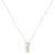 Colar Life Maxi VII em Prata 925 com Banho de Ouro Amarelo 18k e Pedras Incolores, 45cm