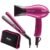 Kit Travel Shine Rosa Philco – Prancha + Secador Bivolt