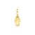 Pingente Life Menina em Prata 925 com Banho de Ouro Amarelo 18k