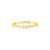 Anel Life Shine em Prata 925 com Banho de Ouro Amarelo 18k e Pedras Incolores