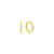 Brinco Argola Life Shine em Prata 925 com Banho de Ouro Amarelo 18k com Pedras Incolores