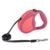 Guia Retrátil Mimo Conceito Runner Emborrachada Fita 4 Metros Até 12kgs Rosa Mimo – P