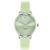 Relógio Life Realizações Feminino Couro Verde
