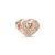 Separador Life Amor Coração Liga Rosé Cravejado