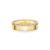Aliança Love Me em Ouro Amarelo e Ouro Branco 18k com Diamantes, 5mm
