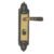 Fechadura Externa Espelho Aço 40mm Mgm Colonial