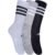 Kit de Meias adidas Cush CRW Cano Alto com 3 Pares – 41 a 43 – Masculino