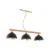 Pendente Madeira Metal Preto Castanho Viena