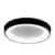 Plafon Led Sobrepor Redondo 33,6w Preto Luz Amarela Apollo