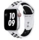 Apple Watch Series 6 Nike Prata, 40mm, GPS+Celular, com Pulseira Esportiva Platina e Preta