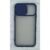 Capinha Silicone Protege Câmera Compativel Iphone 12 Mini 5.4 Translucida Cor Azul Marinho