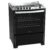 Fogão 5 Bocas Atlas New Utop Preto Mesa De Inox Bivolt