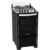 Fogão Atlas New Utop 4 Bocas Mesa Inox Preto Bivolt 300001218