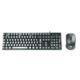 Kit Teclado E Mouse Km200 Preto