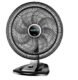 Ventilador de Mesa Mondial Turbo com 03 Velocidades Preto e Prata – VTX-50-8P