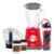 Kit Liquidificador E Acessórios Kit Super Chef Vermelho 127V