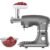 Kit Batedeira Planetária Cinza com Moedor de Carne 127V