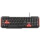 Teclado Multimídia Multilaser Gamer Red Keys USB TC160