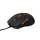 Combo Mouse e Mousepad Gamer Preto/Laranja Multilaser