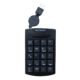 Teclado Numérico com Cabo Retrátil USB Preto Multilaser TC230