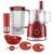 Multiprocessador Philco Turbo 900w 2,7 Litros Vermelho 110v