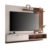 Home Suspenso para Tv Até 60 Polegadas Tocantins Colibri Off White Nogueira Real