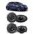 Kit Alto Falantes de Porta Pioneer Peugeot 208