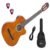 Violão Eletroacústico Flat Aço Giannini Sf-14 Ceq N Natural + Capa + Cabo