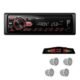 Kit Mp3 Player Am/fm/usb Mvh-98ub Pioneer + Sensor Prata