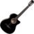 Violão Flat Cutaway Eletroacústico Nylon Nf-14 Ceq Bk Giannini