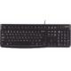 Teclado Logitech K120 Básico Usb Preto (ideal Para Empresas, Longa Durabilidade) (920-002481)