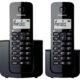 Telefone sem Fio com Id Base e Ramal Preto Panasonic