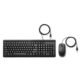 Kit Teclado E Mouse Usb Hp 160 Com Fio Para Pc