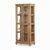 Cristaleira Lateral Com 2 Portas de Vidro e 3 Prateleiras 301 Garapa Verniz