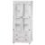 Cristaleira Antique Com 2 Portas de Vidro e 2 Gavetas 304 Cera Clara
