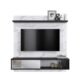 Home Suspenso Ilheus Para Tv De 55” Calacatta Preto Fosco