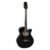 Violão Eletroacústico Aço Mini Jumbo Cutaway Gsf-1D Ceq Bk P