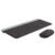 Combo Teclado Com Mouse Sem Fio Slim Compacto Mk470 Logitech Preto