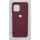 Capinha Silicone Cover Compativel Motorola Moto G100 6.7 Cor Vinho