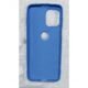 Capinha Silicone Cover Compativel Motorola Moto G100 6.7 Cor Azul