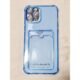 Capinha Iphone 12 Pro Max 6.7 Translucida Cores Azul Marinho