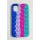 Capa Case Capinha Silicone Bolha Iphone 11 6.1 Anti Stress Pop It Cor Cor 1