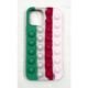 Capa Case Capinha Silicone Bolha Iphone 12 6.1 Anti Stress Pop It Cor Cor 6