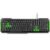 Teclado Gamer Multilaser Multimidia Tc201 Preto com Verde