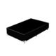 Base Poliester 88X188X27Cm Com Pés Em Pvc Gazin Preto